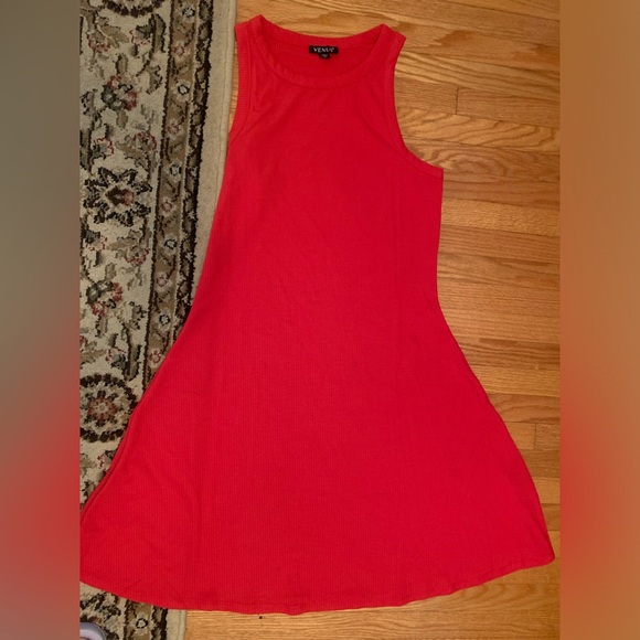 Red dress m little strechy knee length - Picture 1 of 2